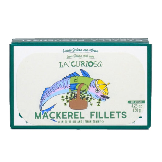 Case of 15 Mackerel Filets With Lemon Thyme - 120g